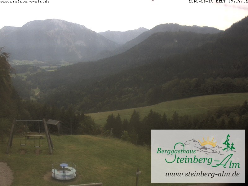 Archived image Webcam Mountain restaurant "Steinberg Alm"