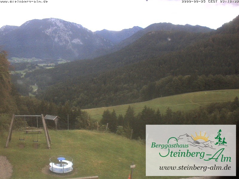 Archiv Foto Webcam Ruhpolding: Steinberg-Alm