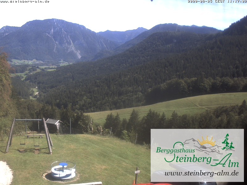 Archiv Foto Webcam Ruhpolding: Steinberg-Alm