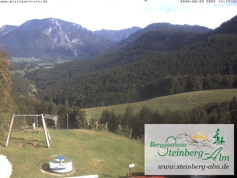 Archiv Foto Webcam Ruhpolding: Steinberg-Alm