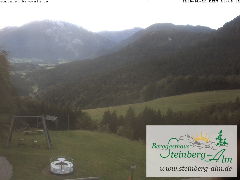 Archiv Foto Webcam Ruhpolding: Steinberg-Alm