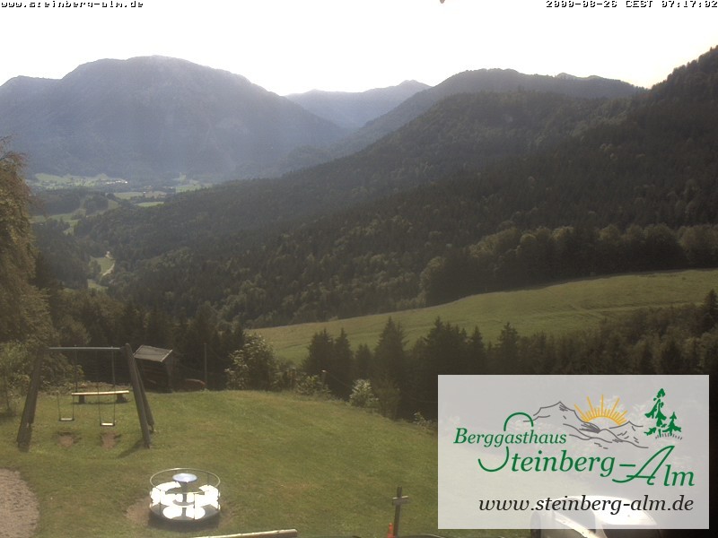 Archiv Foto Webcam Ruhpolding: Steinberg-Alm