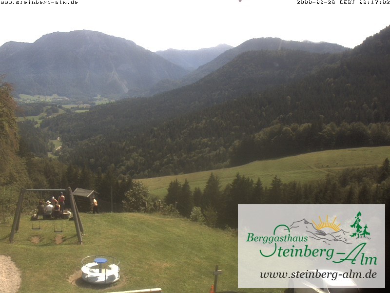 Archiv Foto Webcam Ruhpolding: Steinberg-Alm