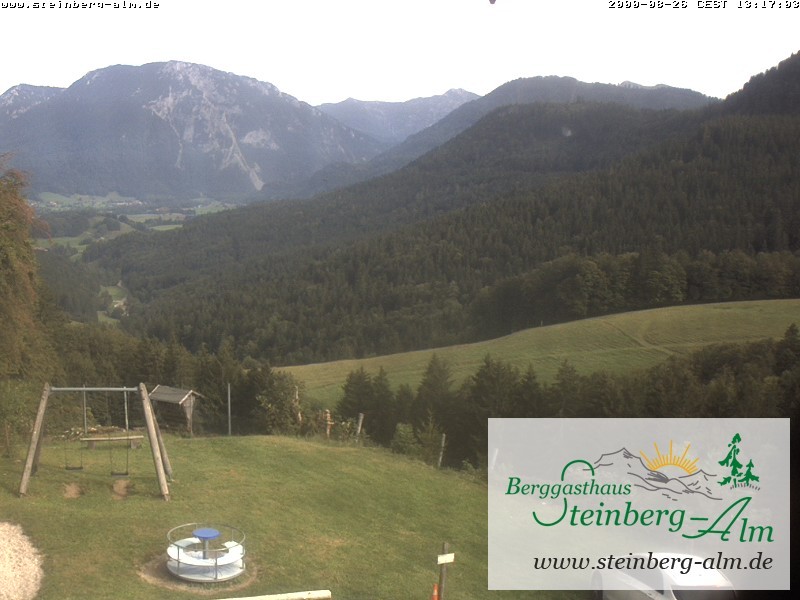 Archived image Webcam Mountain restaurant "Steinberg Alm"