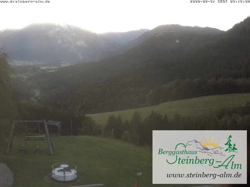Archived image Webcam Mountain restaurant "Steinberg Alm"