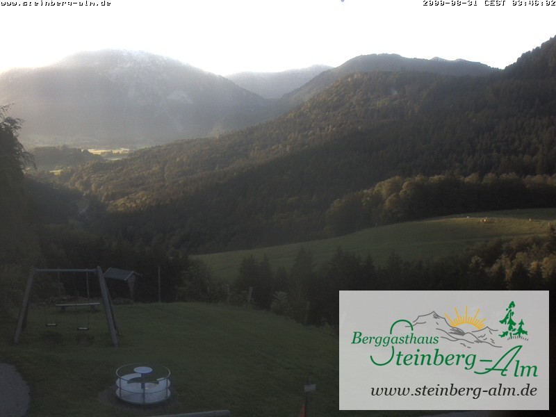 Archived image Webcam Mountain restaurant "Steinberg Alm"