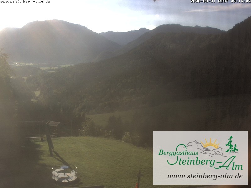 Archived image Webcam Mountain restaurant "Steinberg Alm"