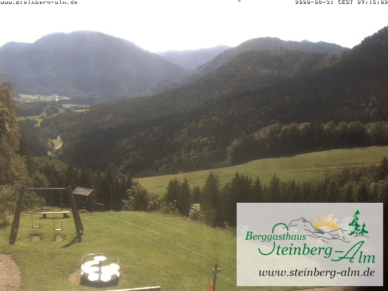 Archived image Webcam Mountain restaurant "Steinberg Alm"