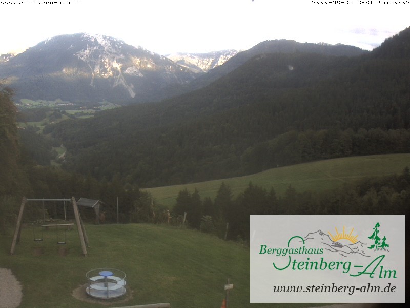 Archived image Webcam Mountain restaurant "Steinberg Alm"