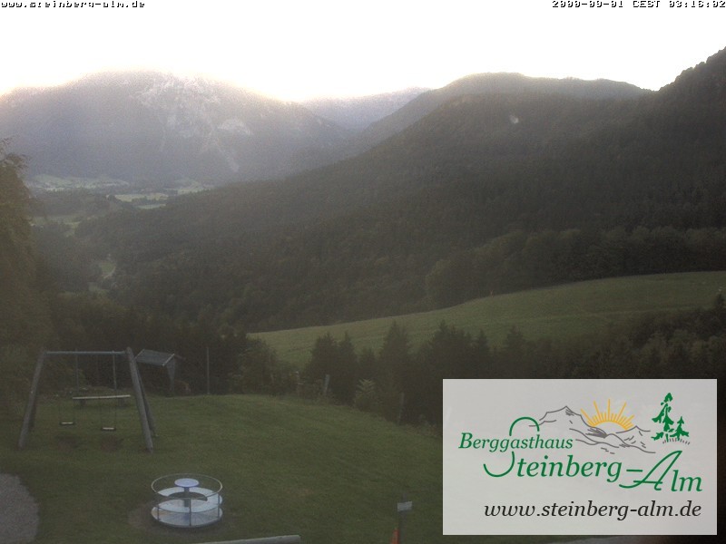 Archiv Foto Webcam Ruhpolding: Steinberg-Alm