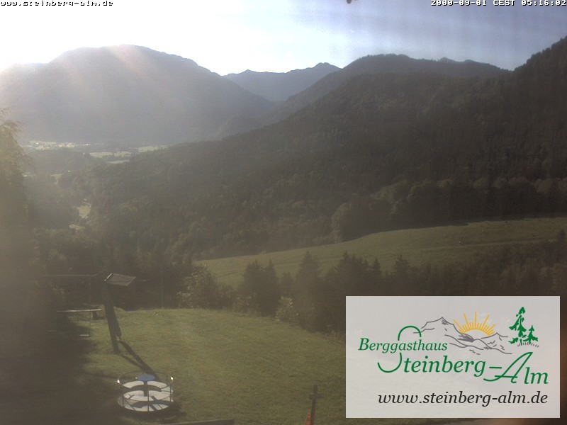 Archiv Foto Webcam Ruhpolding: Steinberg-Alm