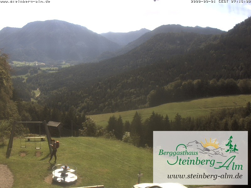 Archiv Foto Webcam Ruhpolding: Steinberg-Alm