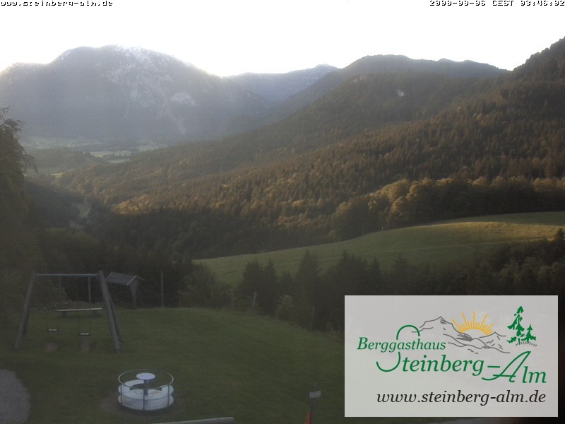 Archiv Foto Webcam Ruhpolding: Steinberg-Alm
