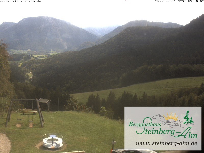 Archived image Webcam Mountain restaurant "Steinberg Alm"