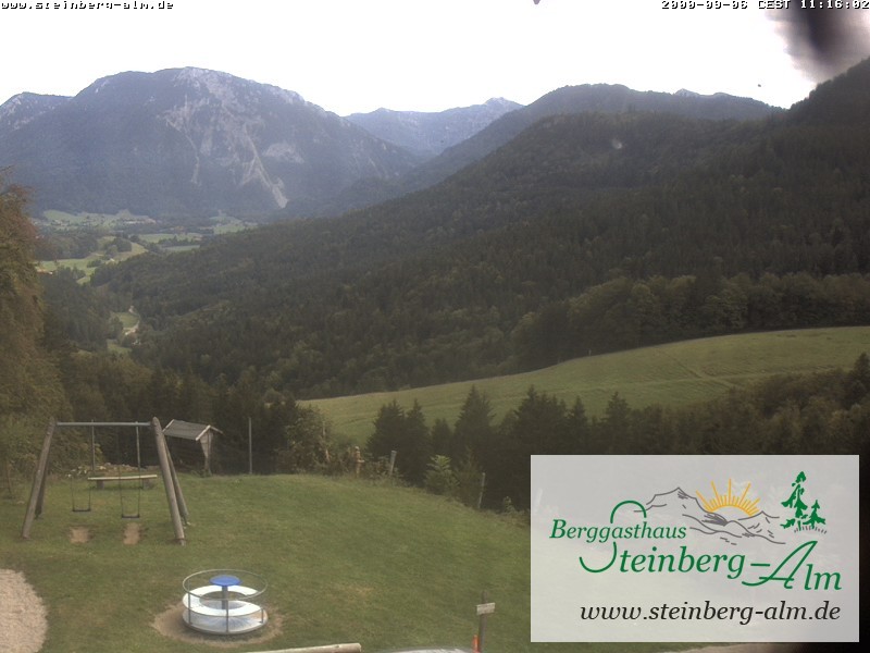 Archiv Foto Webcam Ruhpolding: Steinberg-Alm