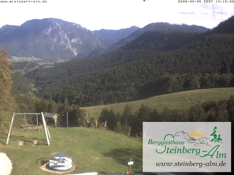 Archiv Foto Webcam Ruhpolding: Steinberg-Alm