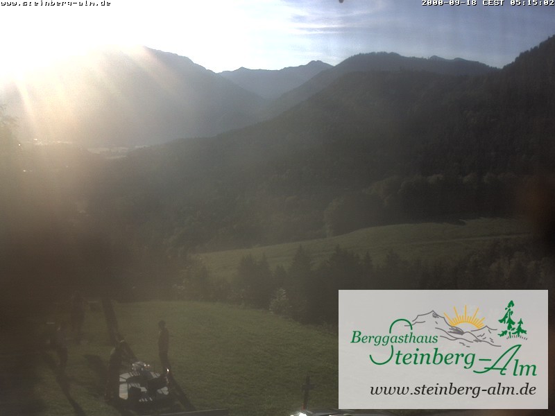 Archiv Foto Webcam Ruhpolding: Steinberg-Alm