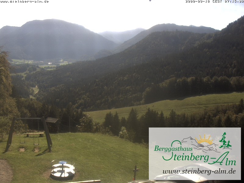Archiv Foto Webcam Ruhpolding: Steinberg-Alm
