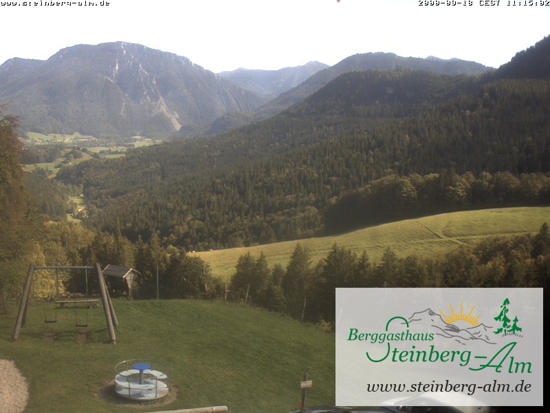 Archiv Foto Webcam Ruhpolding: Steinberg-Alm