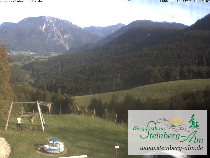 Archiv Foto Webcam Ruhpolding: Steinberg-Alm
