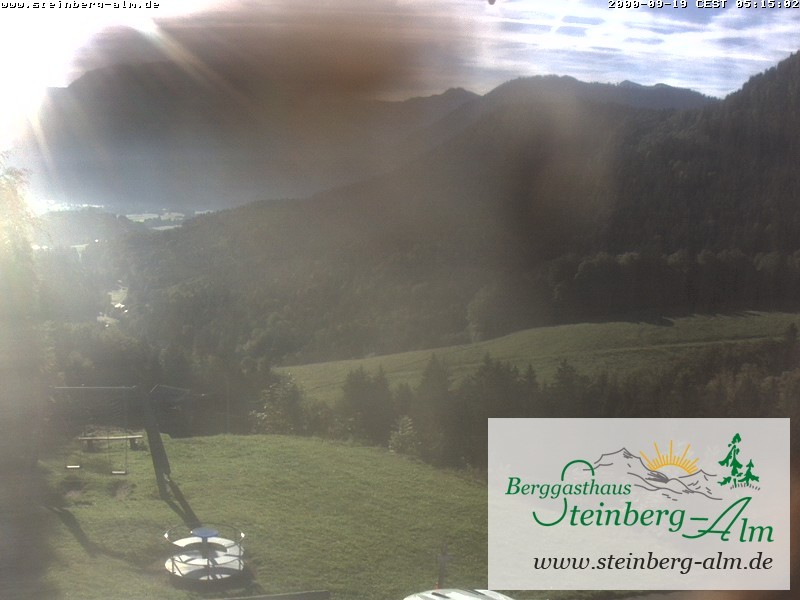 Archiv Foto Webcam Ruhpolding: Steinberg-Alm