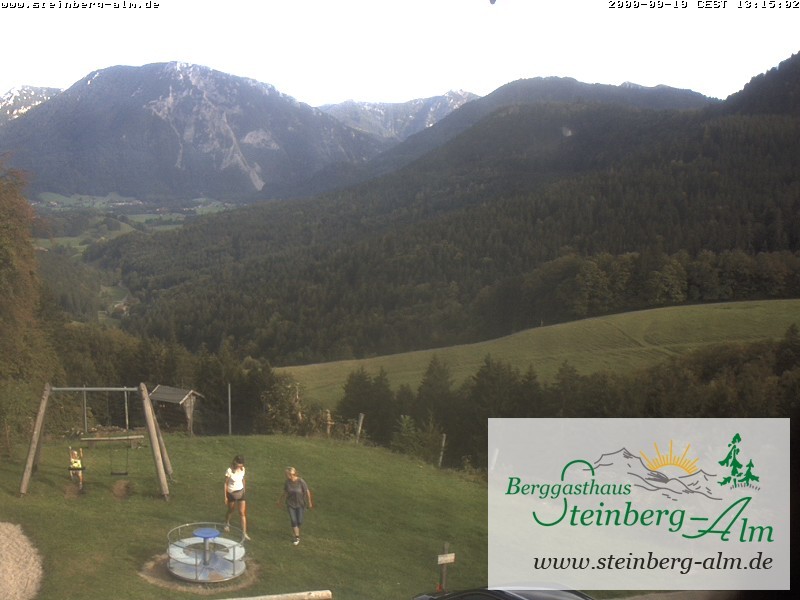 Archiv Foto Webcam Ruhpolding: Steinberg-Alm