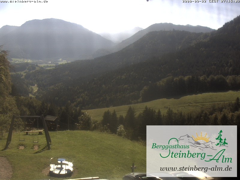 Archiv Foto Webcam Ruhpolding: Steinberg-Alm