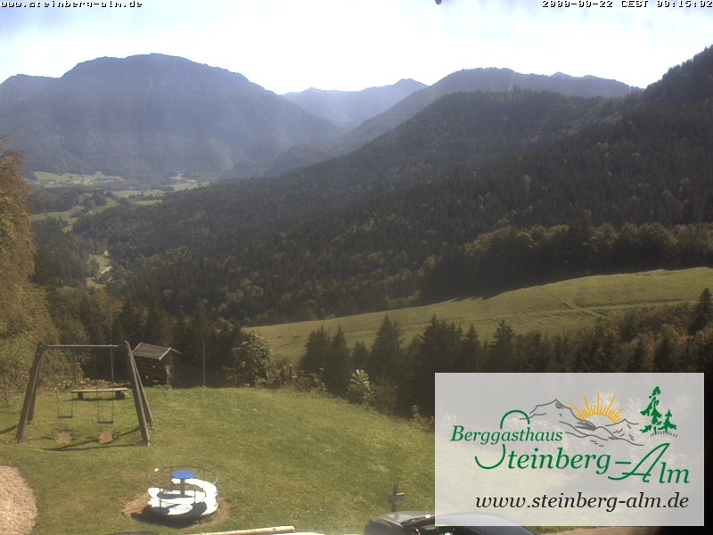 Archiv Foto Webcam Ruhpolding: Steinberg-Alm
