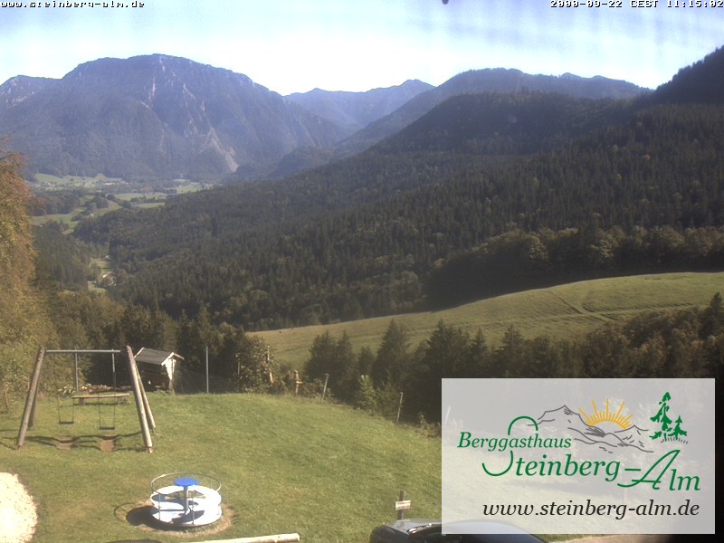 Archiv Foto Webcam Ruhpolding: Steinberg-Alm
