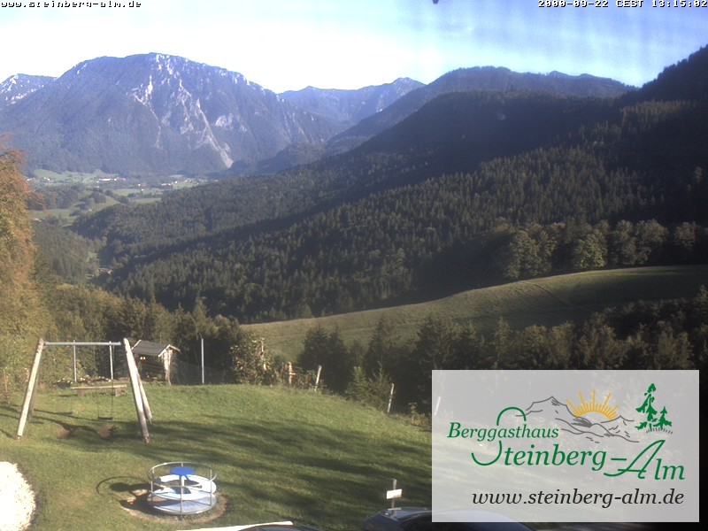 Archiv Foto Webcam Ruhpolding: Steinberg-Alm