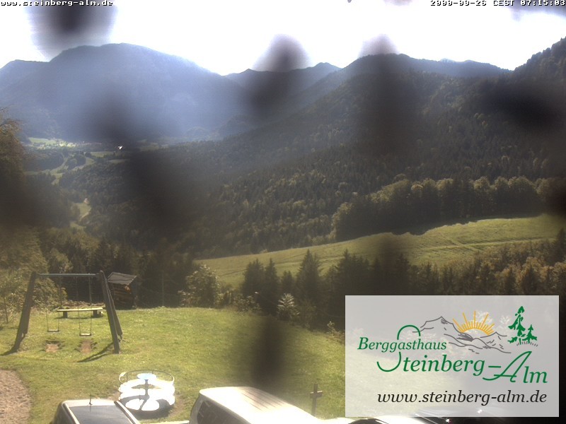 Archiv Foto Webcam Ruhpolding: Steinberg-Alm