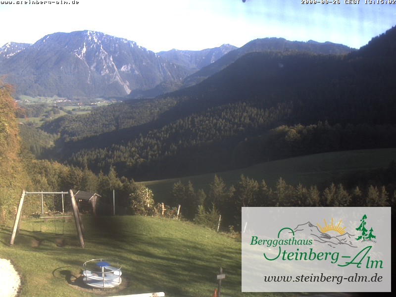 Archiv Foto Webcam Ruhpolding: Steinberg-Alm