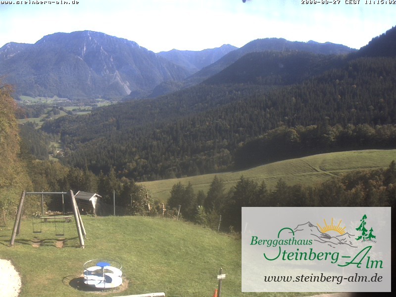 Archiv Foto Webcam Ruhpolding: Steinberg-Alm