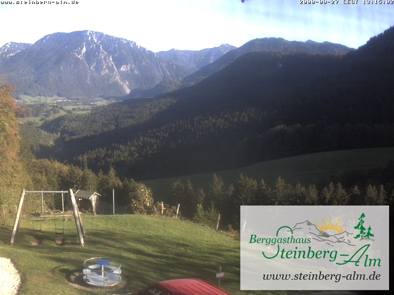 Archiv Foto Webcam Ruhpolding: Steinberg-Alm