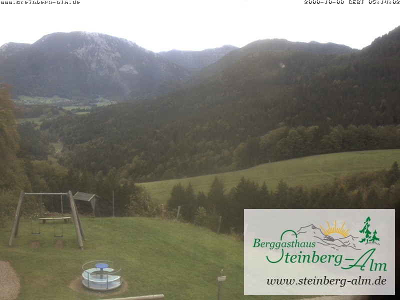 Archived image Webcam Mountain restaurant "Steinberg Alm"