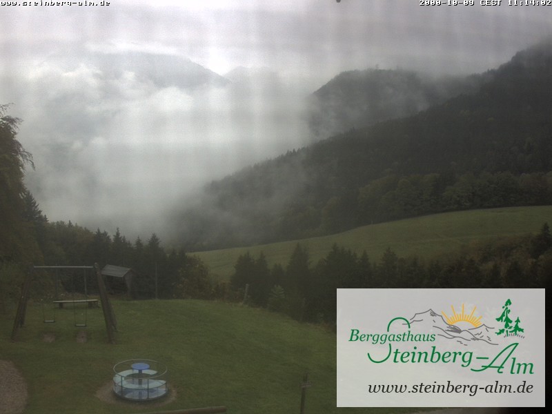 Archived image Webcam Mountain restaurant "Steinberg Alm"