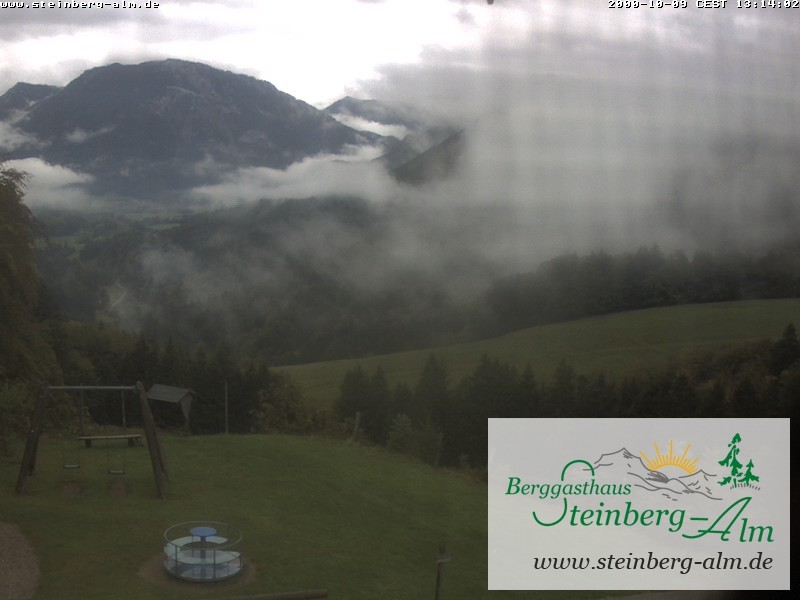 Archived image Webcam Mountain restaurant "Steinberg Alm"