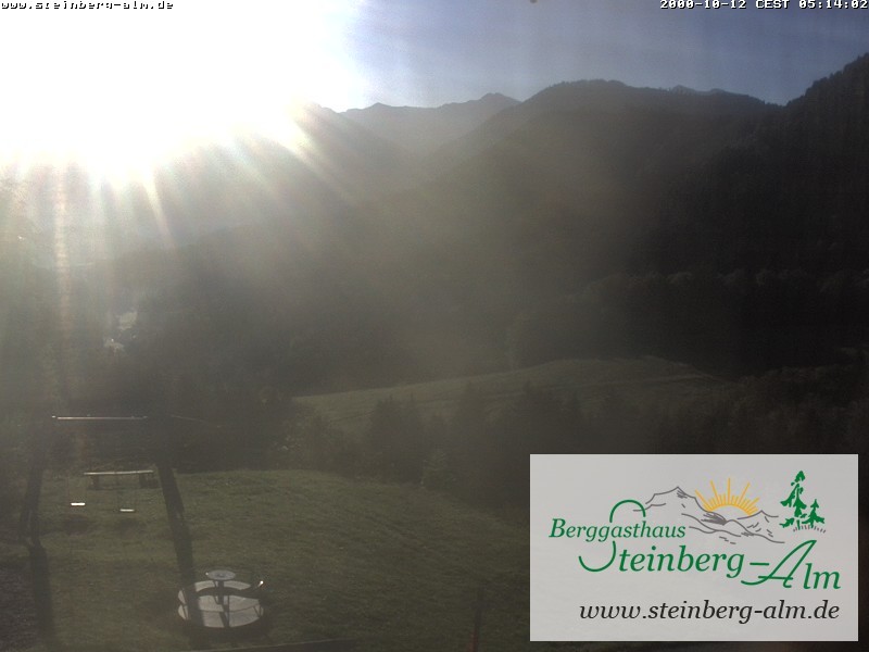 Archiv Foto Webcam Ruhpolding: Steinberg-Alm