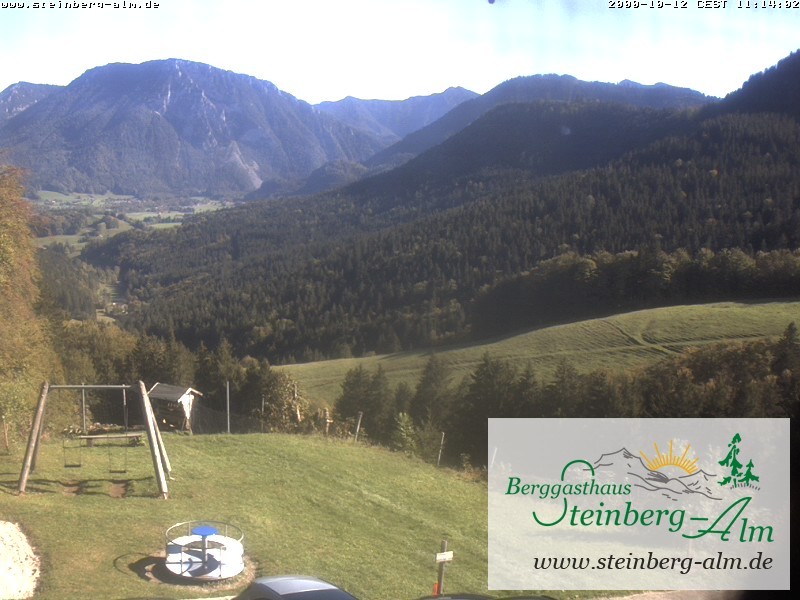 Archiv Foto Webcam Ruhpolding: Steinberg-Alm
