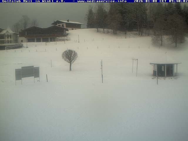Archiv Foto Webcam Reit im Winkl: Golfplatz