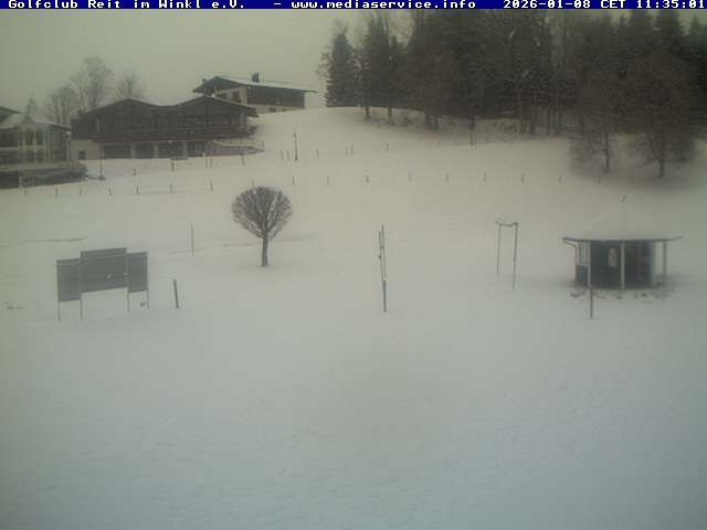Archiv Foto Webcam Reit im Winkl: Golfplatz