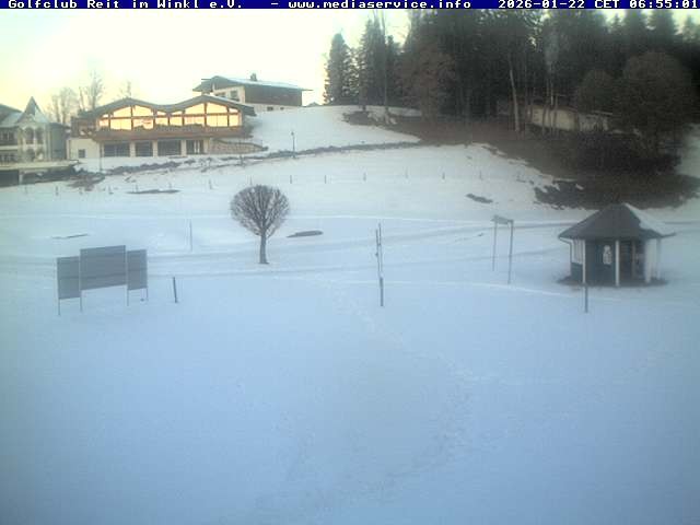 Archiv Foto Webcam Reit im Winkl: Golfplatz