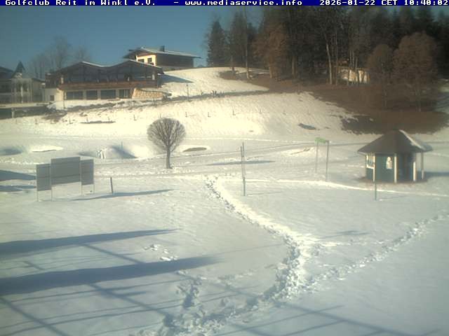 Archiv Foto Webcam Reit im Winkl: Golfplatz