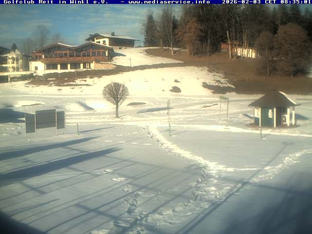 Archiv Foto Webcam Reit im Winkl: Golfplatz
