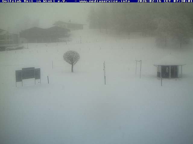 Archiv Foto Webcam Reit im Winkl: Golfplatz
