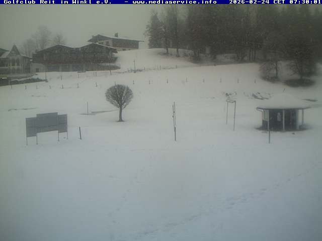 Archiv Foto Webcam Reit im Winkl: Golfplatz