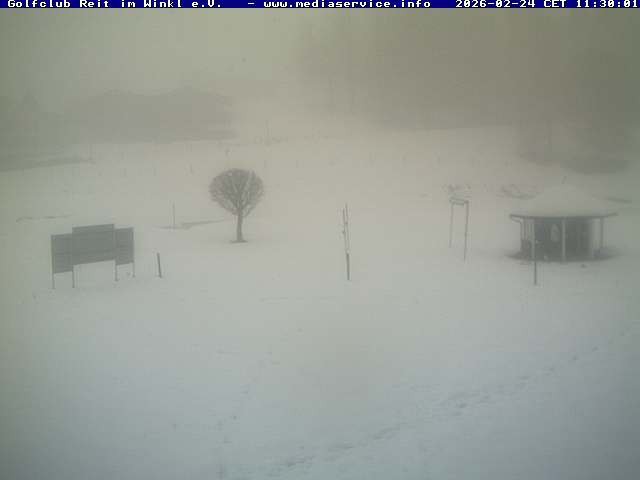 Archiv Foto Webcam Reit im Winkl: Golfplatz