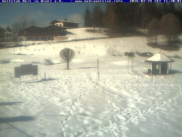 Archiv Foto Webcam Reit im Winkl: Golfplatz