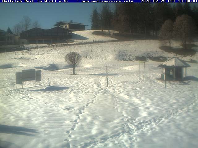 Archiv Foto Webcam Reit im Winkl: Golfplatz
