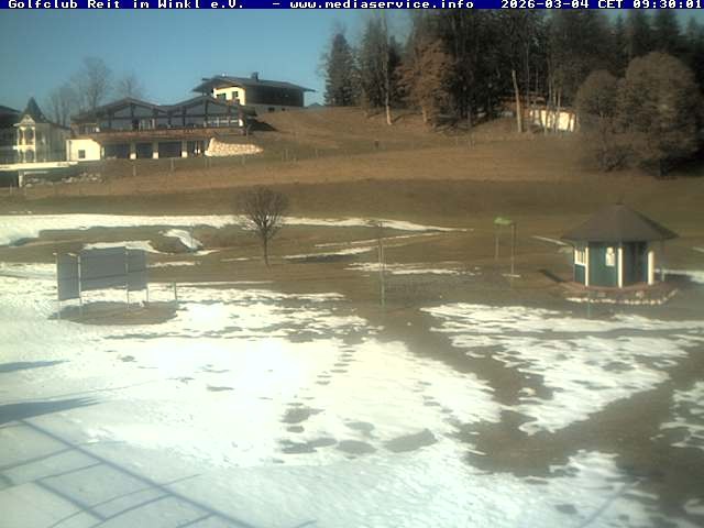 Archiv Foto Webcam Reit im Winkl: Golfplatz